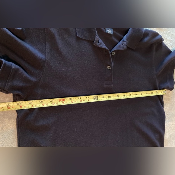 Land’s End Vintage Navy Blue Polo Shirt Dress - Picture 8 of 11